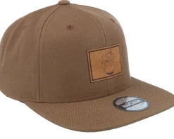 Little My Engraved Patch Tan Brown Snapback - Moomin