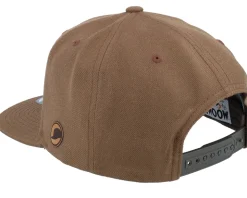 Little My Engraved Patch Tan Brown Snapback - Moomin