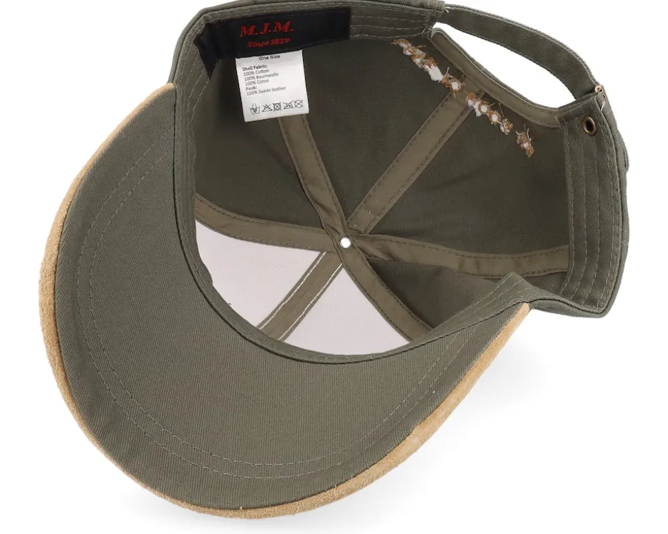 Live To Fish Love To Hook Up Olive Adjustable - MJM Hats