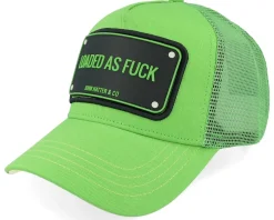 Loaded As Fuck Green A-Frame Trucker - John Hatter & Co