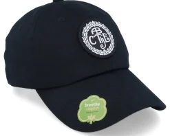 Logo Baseball Cap Organic Black Dad Cap - CTH Ericson