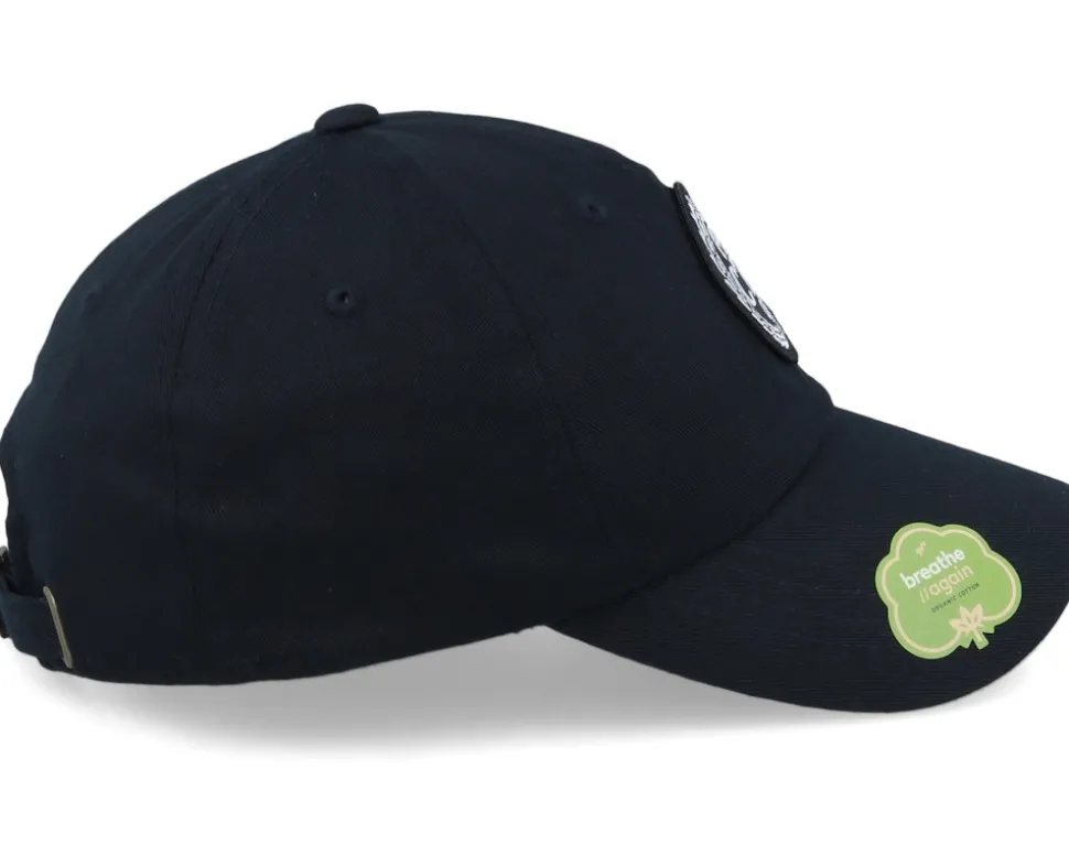 Logo Baseball Cap Organic Black Dad Cap - CTH Ericson