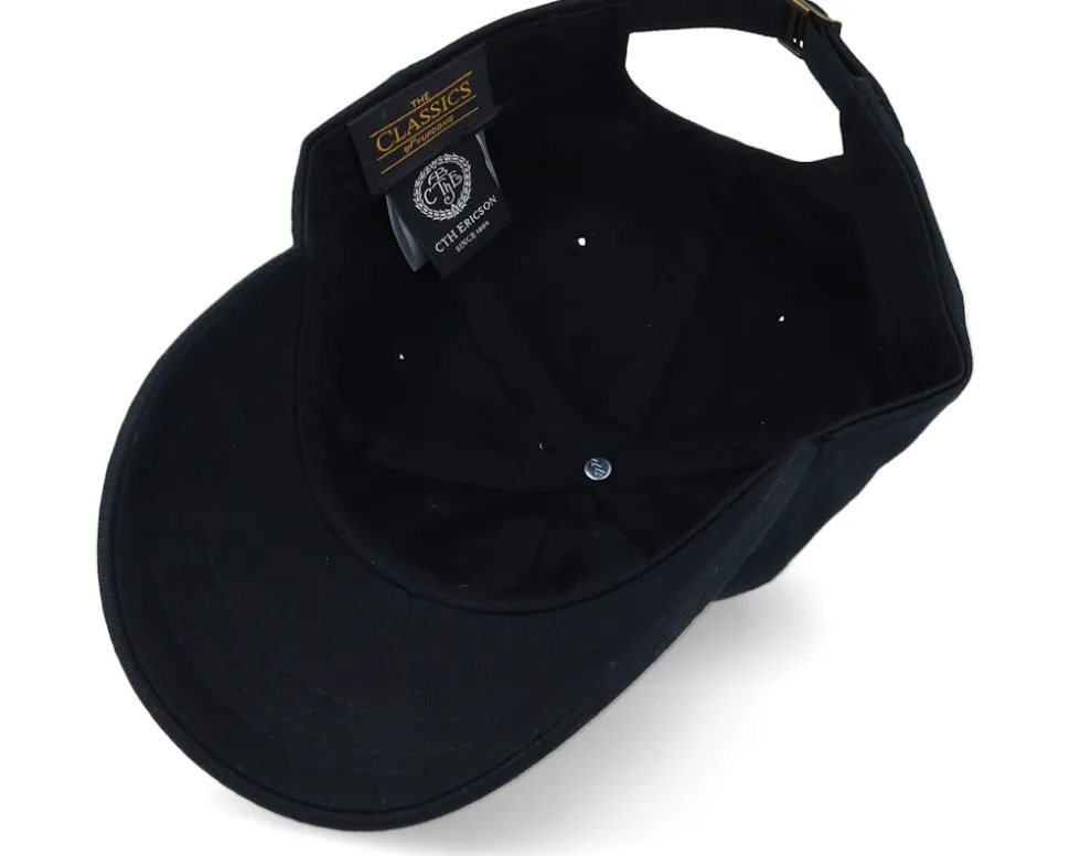 Logo Baseball Cap Organic Black Dad Cap - CTH Ericson