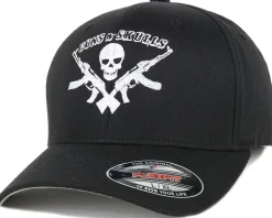 Logo Black Flexfit - GUNS n SKULLS