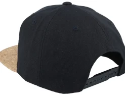 Logo Black/Cork Snapback - Bearded Man