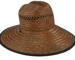 Logo Brown Straw Hat - Rip Curl