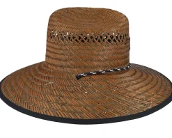 Logo Brown Straw Hat - Rip Curl