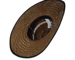 Logo Brown Straw Hat - Rip Curl