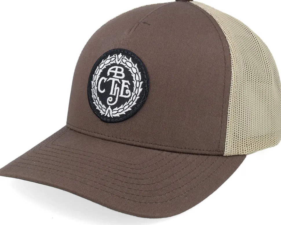 Logo Cap Brown/Khaki A-Frame Trucker - CTH Ericson