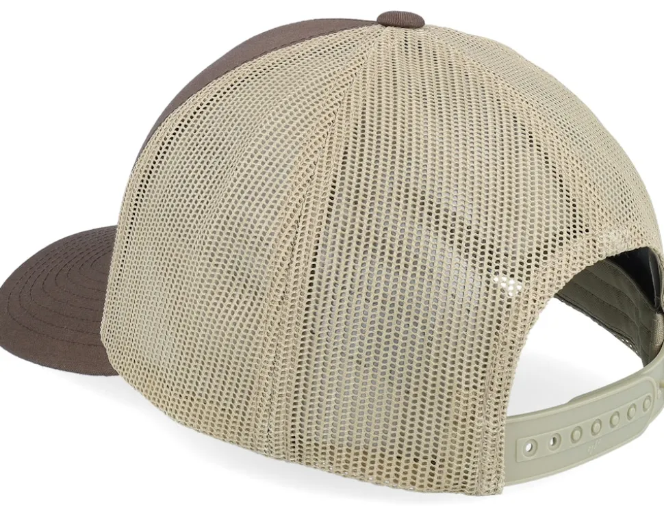 Logo Cap Brown/Khaki A-Frame Trucker - CTH Ericson