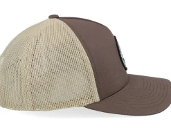 Logo Cap Brown/Khaki A-Frame Trucker - CTH Ericson
