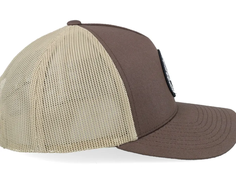 Logo Cap Brown/Khaki A-Frame Trucker - CTH Ericson