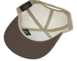 Logo Cap Brown/Khaki A-Frame Trucker - CTH Ericson