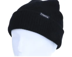Logo Clamp Beanie Black Cuff - Emerica