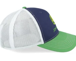 Logo Embroidery White/Black/Green Trucker - John Deere