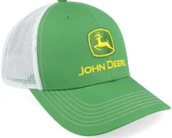 Logo Embroidery White/Green Trucker - John Deere