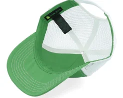 Logo Embroidery White/Green Trucker - John Deere
