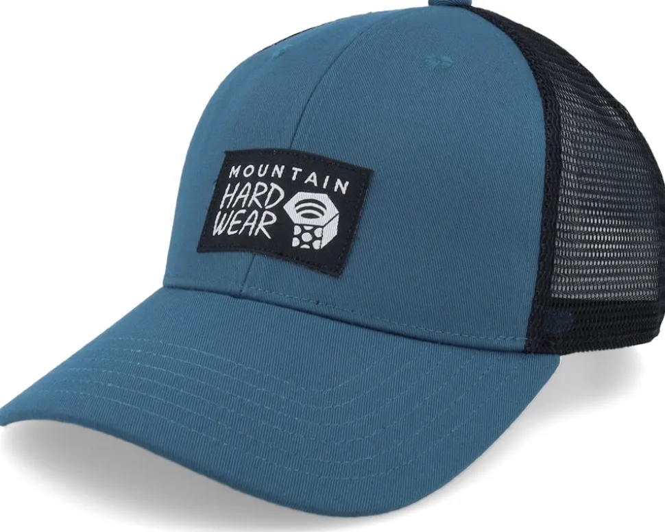 Logo Hat Dark Caspian Trucker - Mountain Hardwear