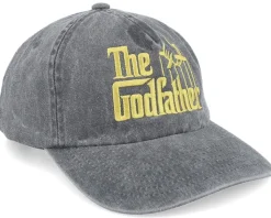 Logo Washed Black Dad Cap - The Godfather