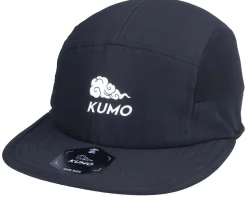 Logo White Cloudfit Black 5-Panel - Kumo
