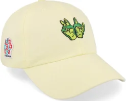 Lollapalooza Stockholm Monster Hands Pastel Lemon Dad Cap - Hatstore