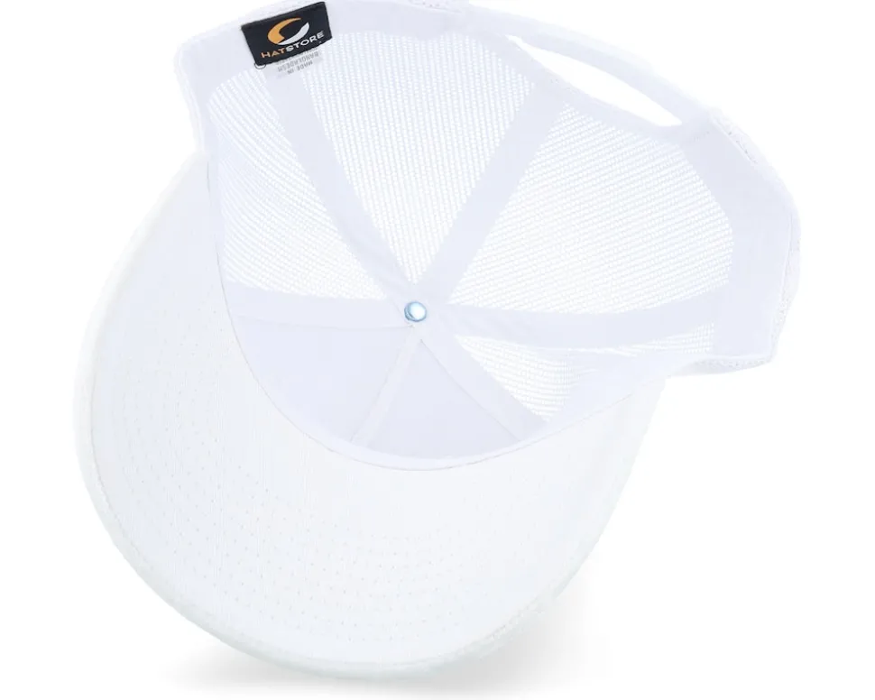 London Gold Patch Velvet White A-frame Trucker - Calza Pennello