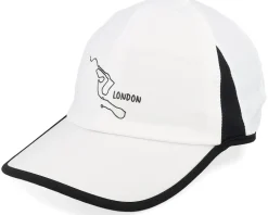London Marathon 6-panel Sport White/Black Dad Cap - Kumo