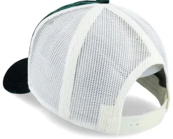 London Silver Patch Velvet Green/Ivory A-Frame Trucker - Calza Pennello