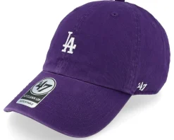 Los Angeles Dodgers Base Runner Clean Up Purple Dad Cap - 47 Brand