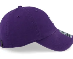 Los Angeles Dodgers Base Runner Clean Up Purple Dad Cap - 47 Brand
