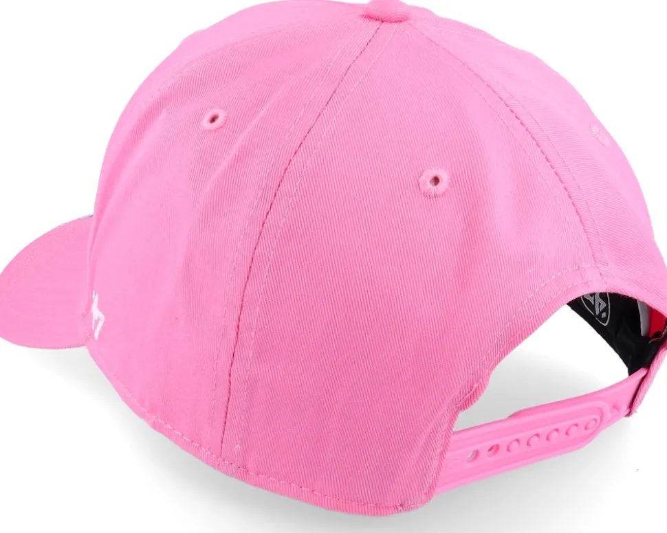 Los Angeles Dodgers Raised Basic Mvp Rose/White Dad Cap - 47 Brand