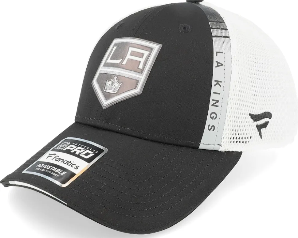 Los Angeles Kings Authentic Pro Draft Podium Black/White Trucker - Fanatics