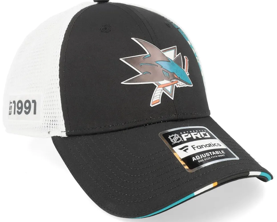 Los Angeles Kings Authentic Pro Draft Podium Black/White Trucker - Fanatics