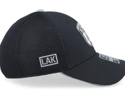 Los Angeles Kings Authentic Pro Draft Black/Stone Gray Trucker - Fanatics