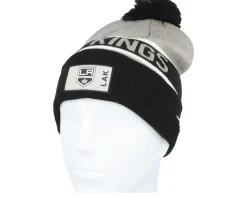Los Angeles Kings Authentic Pro Game&Train Stone Gray/Black Pom - Fanatics