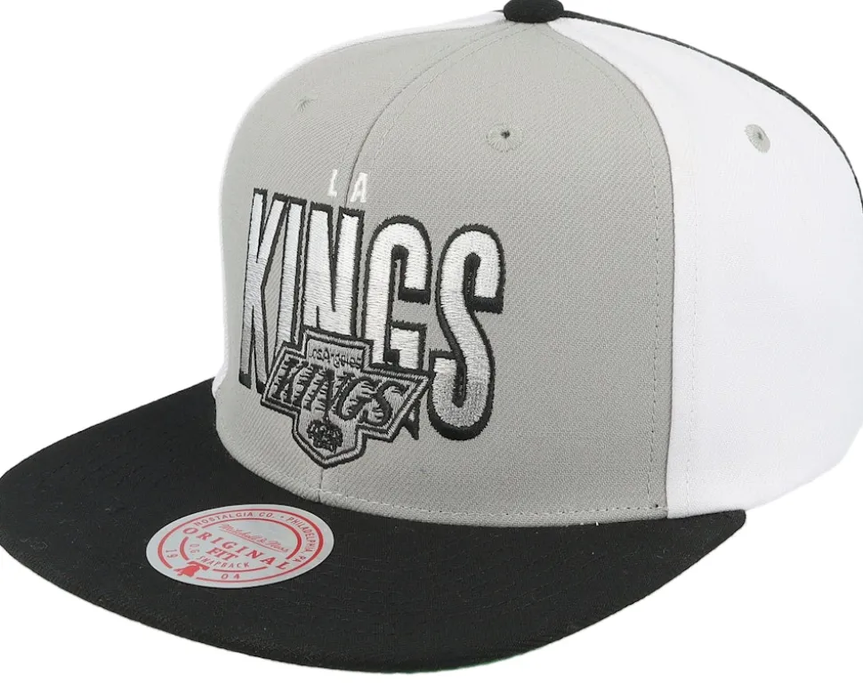 Los Angeles Kings Billboard 2 Vintage Grey/Black Snapback - Mitchell & Ness