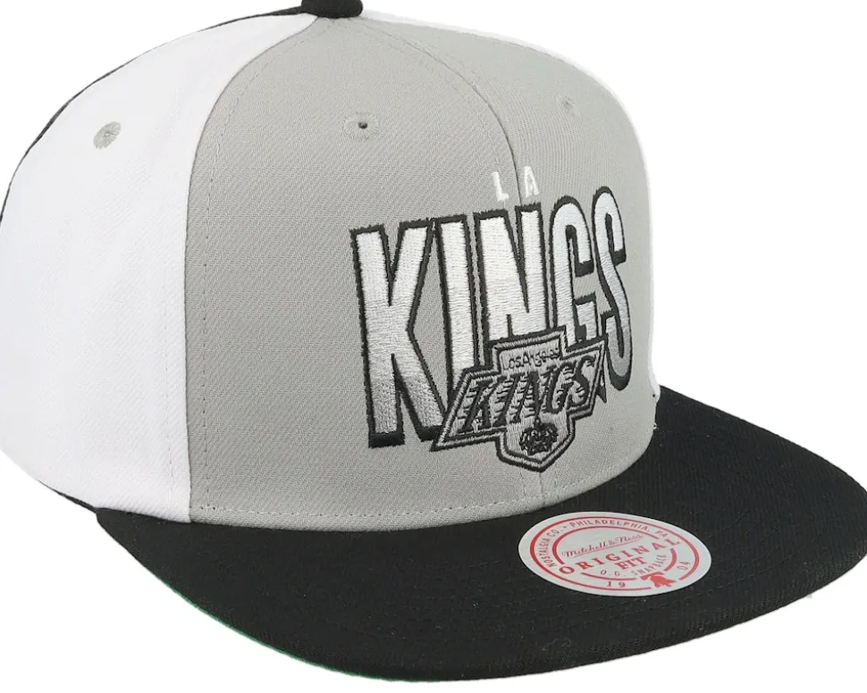 Los Angeles Kings Billboard 2 Vintage Grey/Black Snapback - Mitchell & Ness