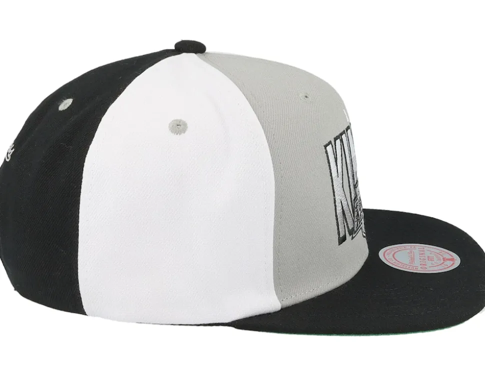 Los Angeles Kings Billboard 2 Vintage Grey/Black Snapback - Mitchell & Ness