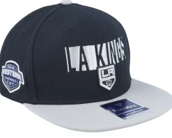 Los Angeles Kings Black/Charcoal Heather Snapback - Fanatics