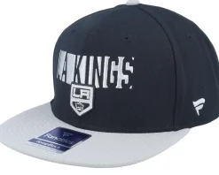 Los Angeles Kings Black/Charcoal Heather Snapback - Fanatics