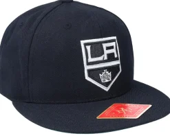 Los Angeles Kings Deep Dish Black Fitted - American Needle