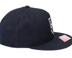 Los Angeles Kings Deep Dish Black Fitted - American Needle