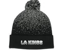 Los Angeles Kings Iconic Gradiant Beanie Stone Gray Pom - Fanatics