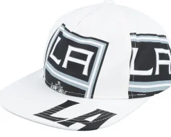 Los Angeles Kings In Your Face Deadstock White Snapback - Mitchell & Ness