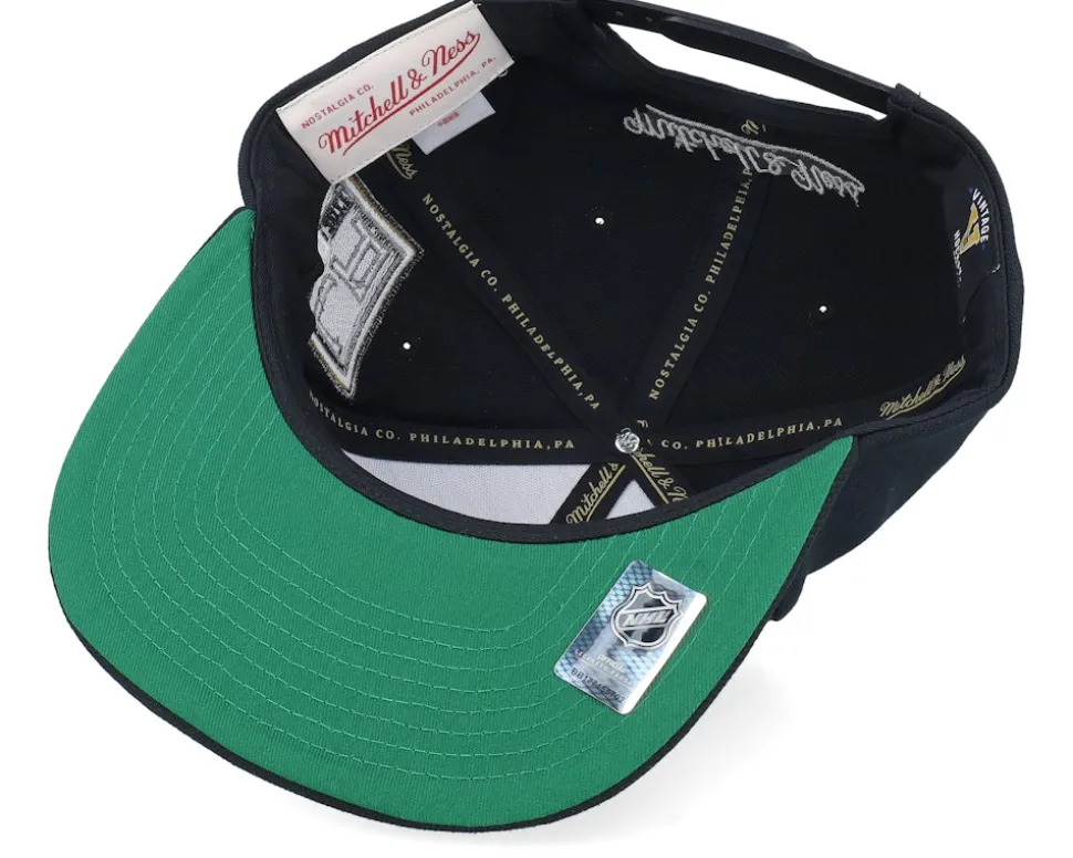 Los Angeles Kings Oversweep Vintage Black Snapback - Mitchell & Ness