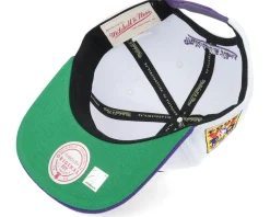 Los Angeles Lakers All Starz White/Purple Snapback - Mitchell & Ness