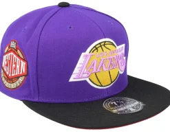 Los Angeles Lakers Coast2coast Purple/Black Fitted - Mitchell & Ness