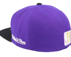 Los Angeles Lakers Coast2coast Purple/Black Fitted - Mitchell & Ness