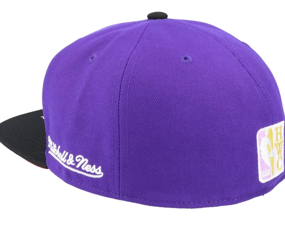 Los Angeles Lakers Coast2coast Purple/Black Fitted - Mitchell & Ness