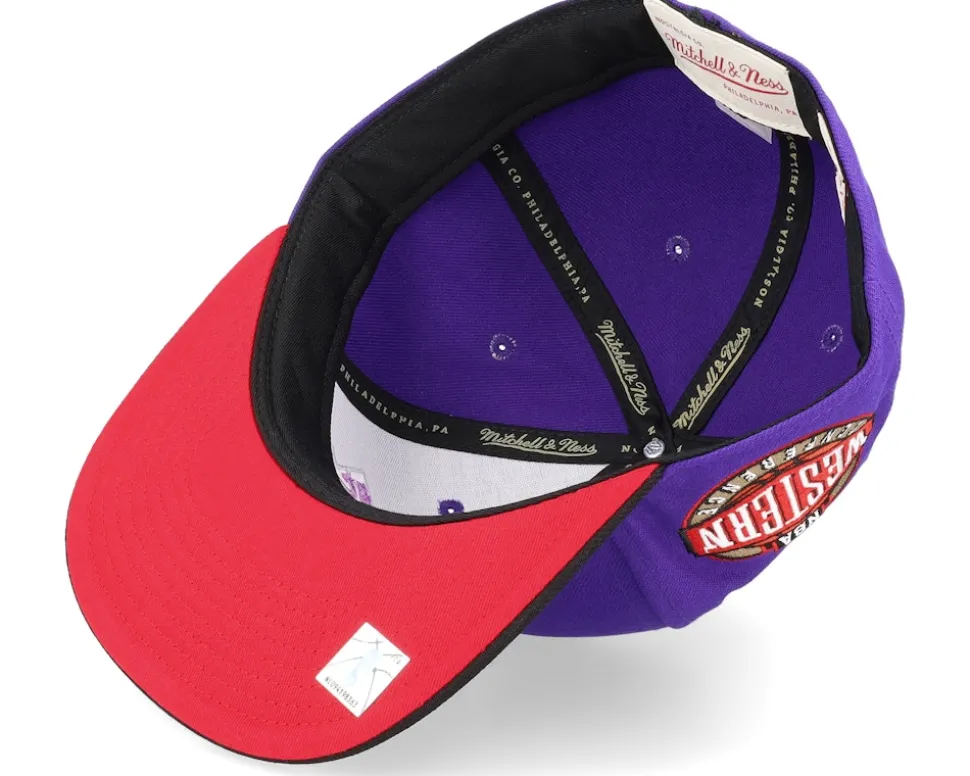 Los Angeles Lakers Coast2coast Purple/Black Fitted - Mitchell & Ness
